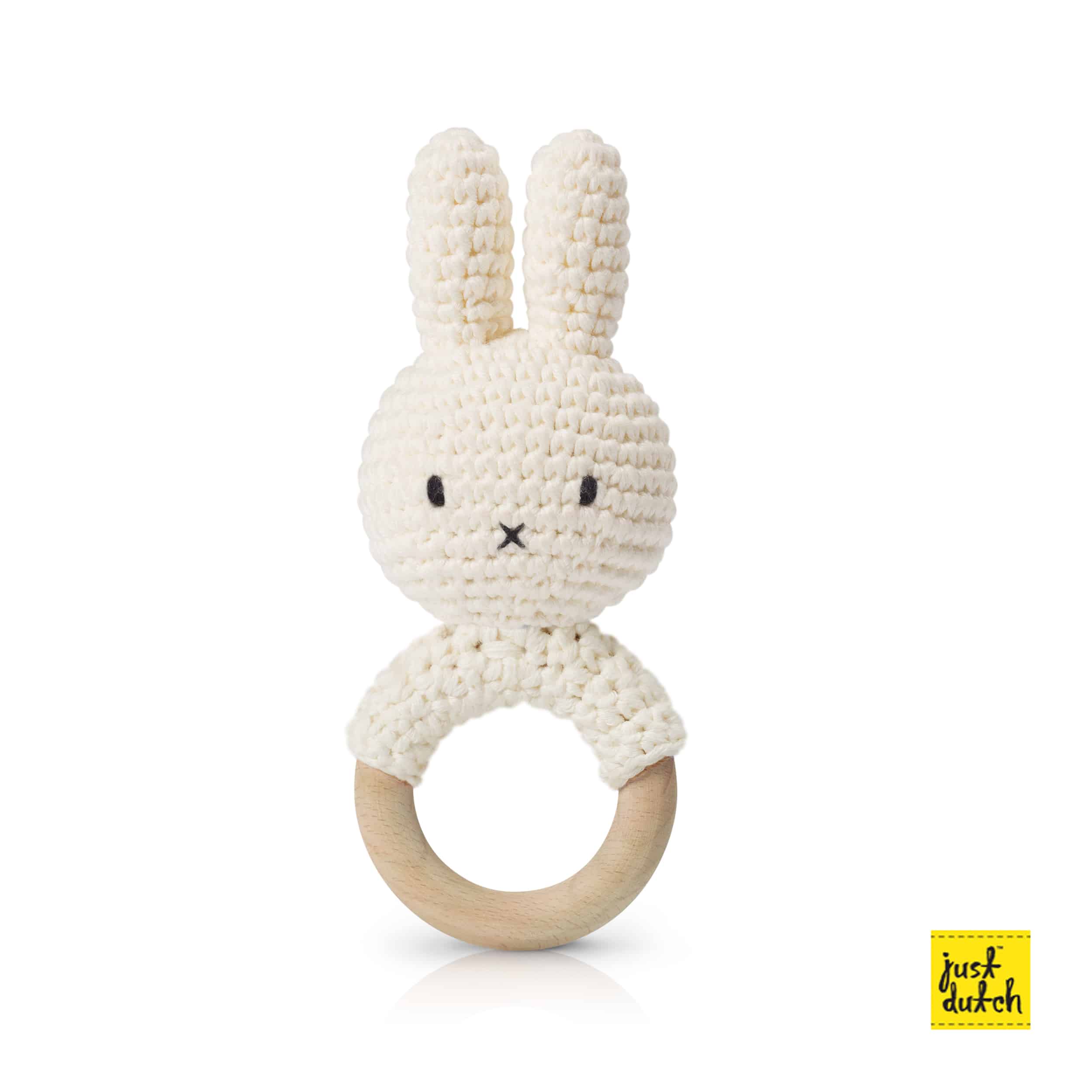 Miffy White Teether Just Dutch Two Dutch Boys