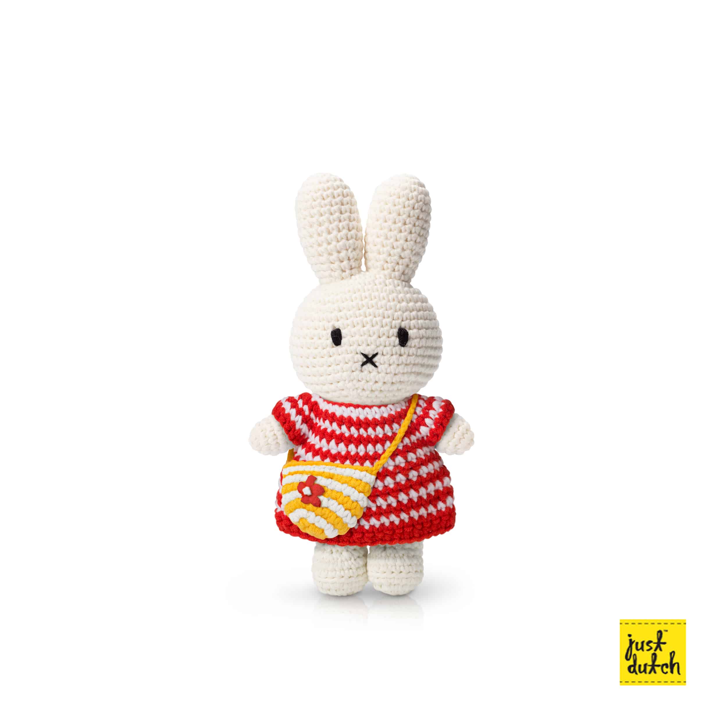 Miffy With Red Striped Dress And Bag Just Dutch Two Dutch Boys