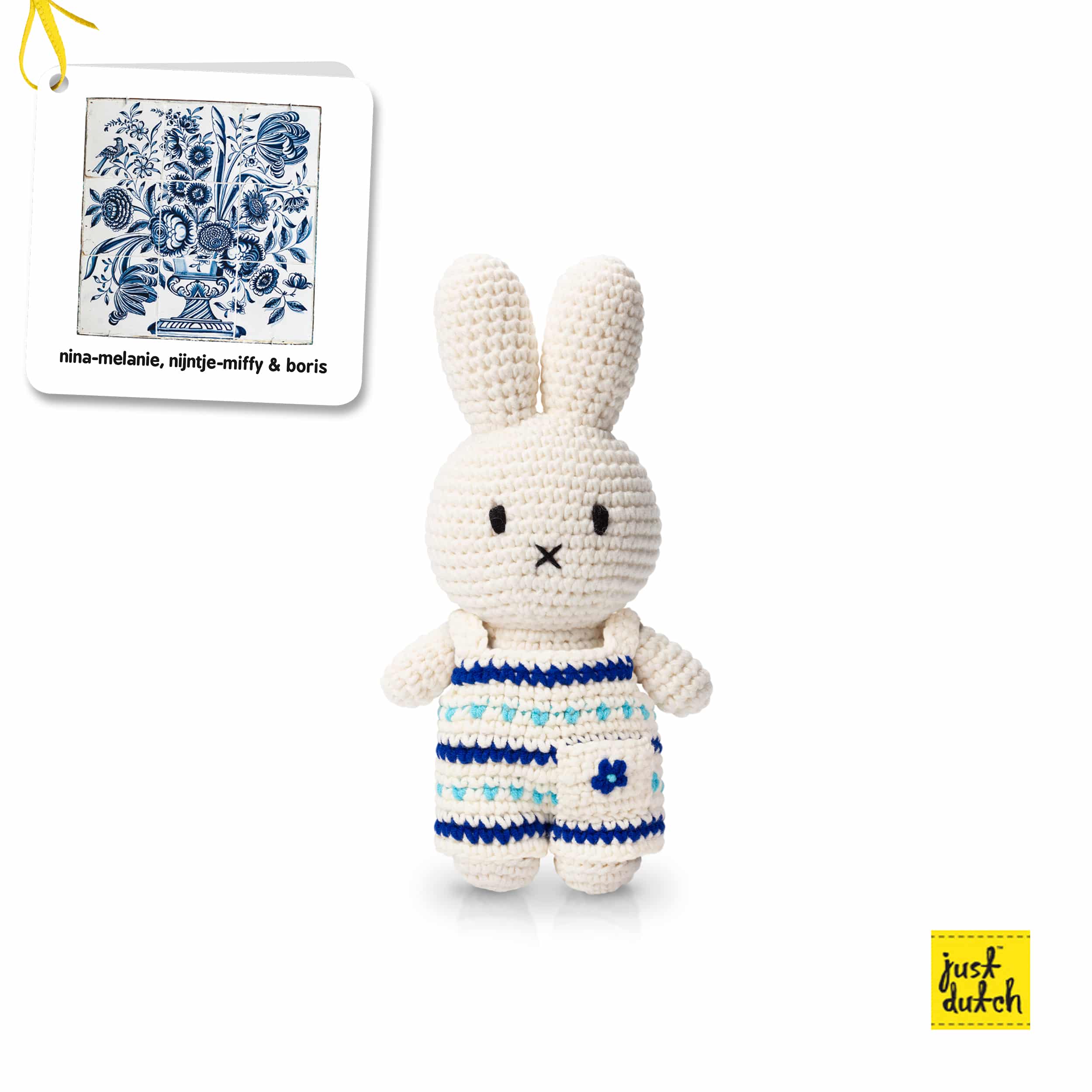 Miffy With Delft Blue Overall Just Dutch Two Dutch Boys